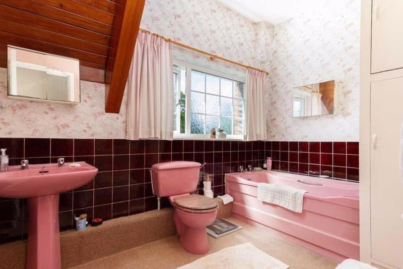 Lane Ends, Bailrigg Lane. The bathroom at the property. Picture courtesy of Sue Bridges.