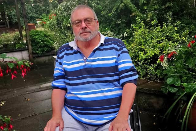 Richard Saberton was left paralysed for life after a delay in administrating antibiotics to treat his sepsis.