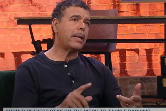 Chris Kamara on Channel 4's Steph's Packed Lunch.