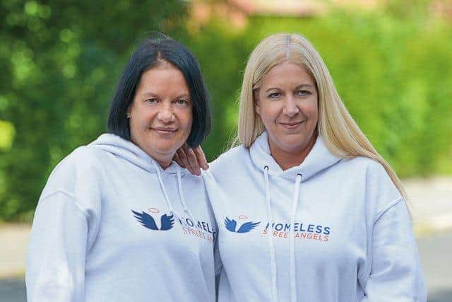 Becky and Shelley Joyce, who run the Homeless Street Angels charity, appeared on episode three of Jay's Yorkshire Workshop.