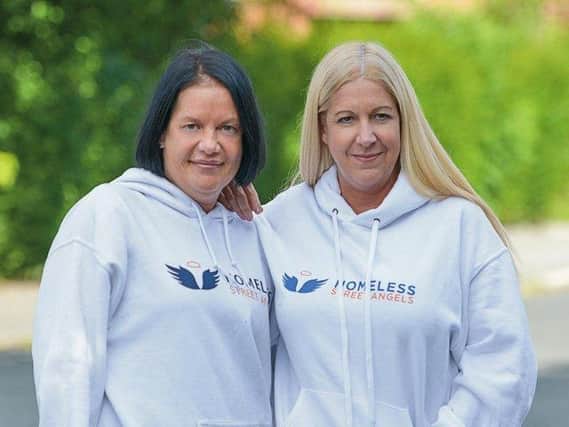 Becky and Shelley Joyce, who run the Homeless Street Angels charity, appeared on episode three of Jay's Yorkshire Workshop.