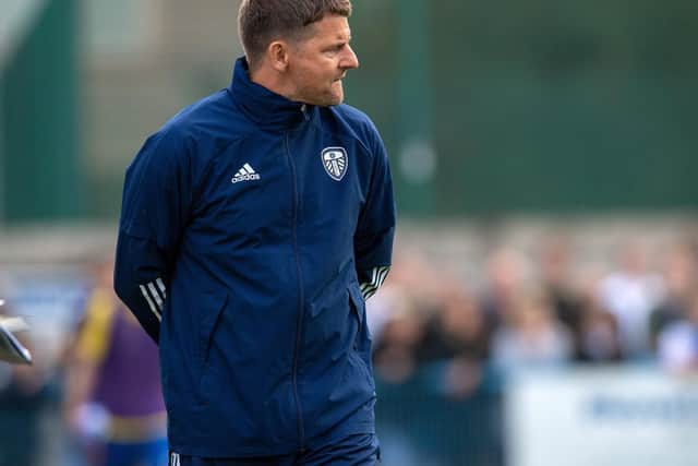 Leeds United Under-23s head coach Mark Jackson. Pic: Bruce Rollinson