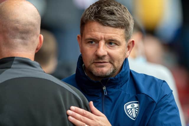 Leeds United Under-23s boss Mark Jackson. Pic: Bruce Rollinson