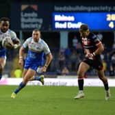 King Vuniyayawa in action for Rhinos against Salford. Picture by Jonathan Gawthorpe.