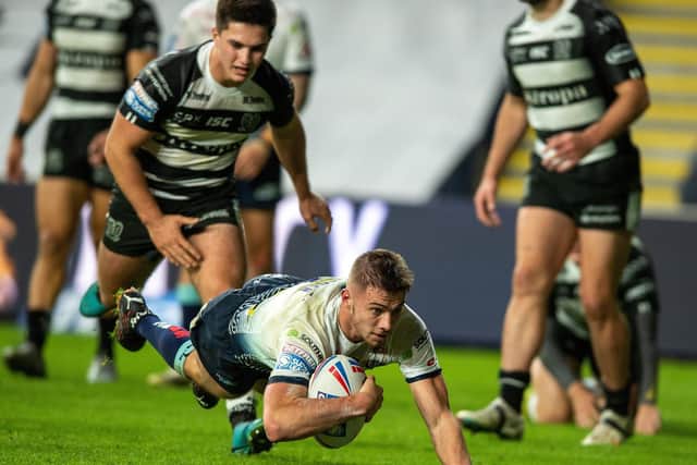 Jack Walker is keen to warm up with the team before a game this year. Picture by Bruce Rollinson.