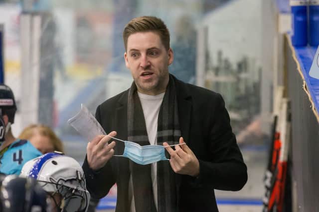 Sheffield Steeldogs head coach Greg Wood. Picture courtesy of Andy Bourke/Podium Prints.