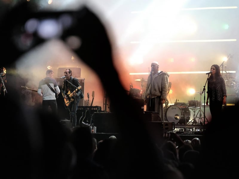 James on stage at the OAT.