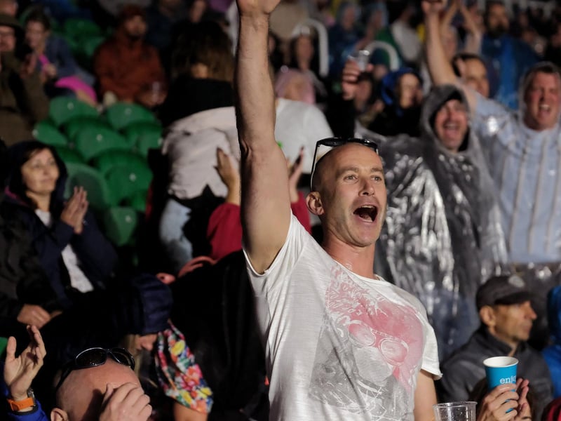 Hands up if you're having a good time!