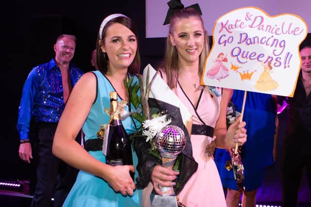 Kate Curtis and Danielle Bush, who won the Martin House "Strictly Get Dancing" contest in 2019.