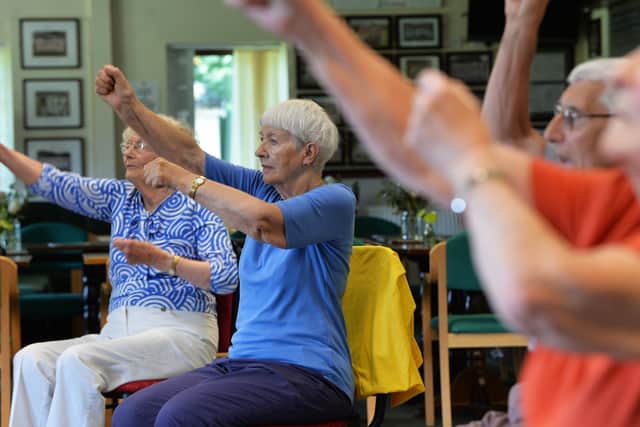 Dance moves from years gone by and for all abilities get members of the Dance Through the Decades group moving.