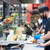 The new format ‘Market Kitchen’ section means that customers can have their meal freshly made-to-order by one of the store's 25 chefs
