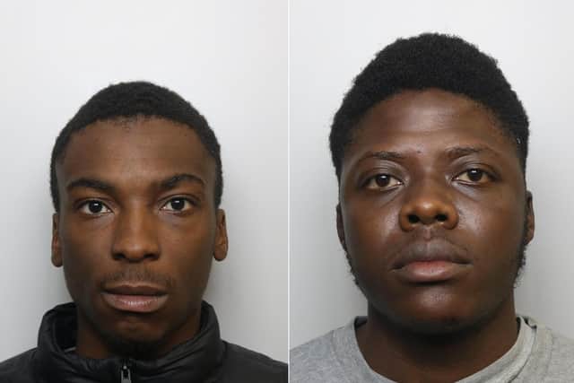 Sebastian Matande, left, and Munashe Munyurwa carried out a brutal machete attack on a 15-year-old boy in Leeds.