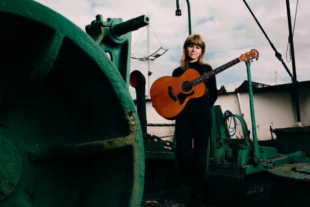 Singer/songwriter and guitarist, from Hull, Katie Spencer, is headlining at the Courthouse on Saturday for 2021's Otley Folk Festival. Picture: Tom Arran