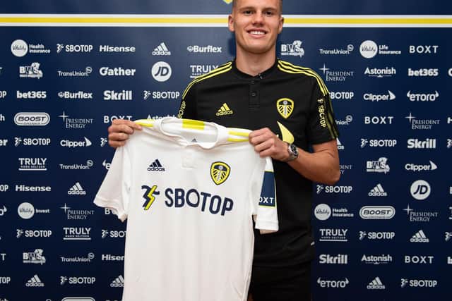 Leeds United defender Leo Hjelde. Pic: LUFC
