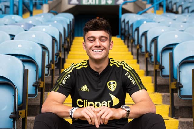 Leeds United winger Daniel James. Pic: LUFC