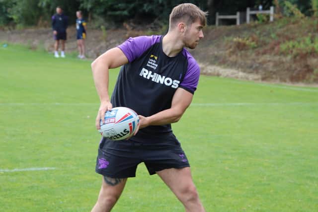 Jack Walker is making good progress in his return from injury. Picture by Phil Daly/Leeds Rhinos.
