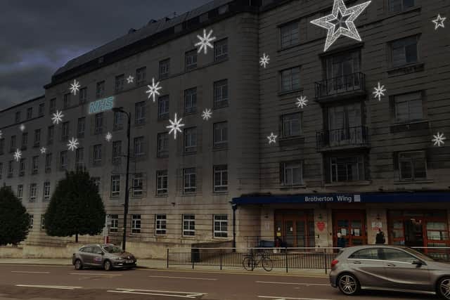 Leeds Hospitals Charity's 'Sparkle' Christmas campaign lit up the Brotherton Wing in 2020.