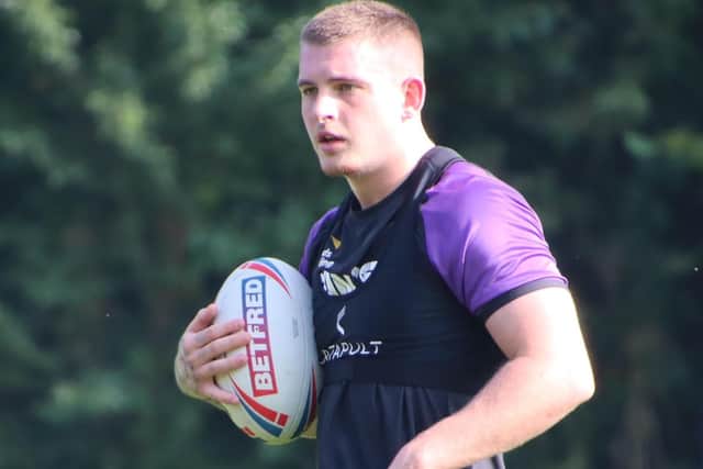Corey Johnson's return to the Leeds Rhinos' fold has given fans a lift but not enough to raise Super League play-off expectations. Picture: courtesy Phl Daly/Leeds Rhinos.