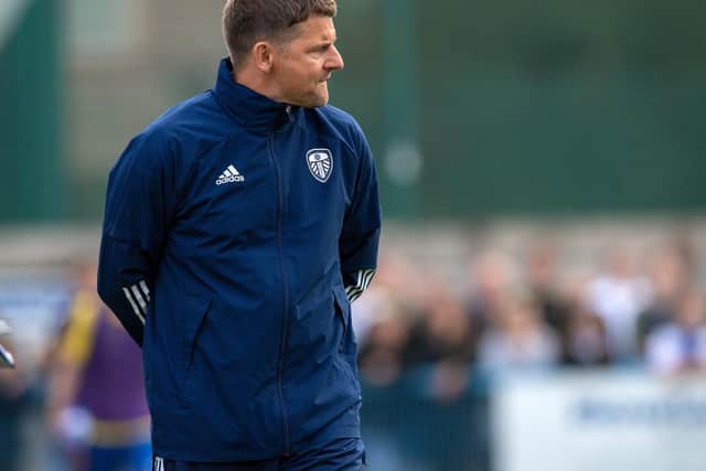 PLENTY OF POSITIVES: For Leeds United's under-21s boss Mark Jackson. Picture by Bruce Rollinson.