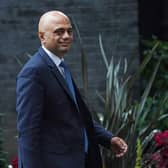 Health Secretary Sajid Javid leaves Downing Street, London, after the government's weekly Cabinet meeting (photo: PA).