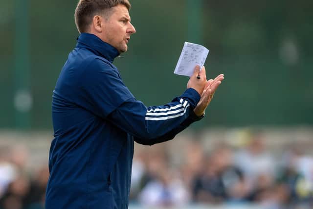TROPHY TEST: For Leeds United's under-21s and boss Mark Jackson, above. Picture by Bruce Rollinson.