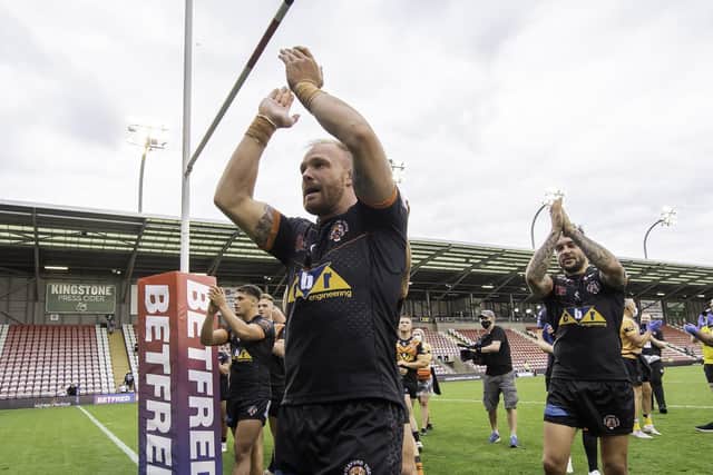 Oliver Holmes' Tigers career has come to a premature end. Picture by Allan McKenzie/SWpix.com.