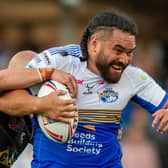 Konrad Hurrell, who will leave Leeds in November, has shrugged off an injury and hopes to bid farewell in front of home fans on Friday night when Rhinos take on Hull KR in their final regular Super League game of the season. Picture: Bruce Rollinson/JPIMedia.