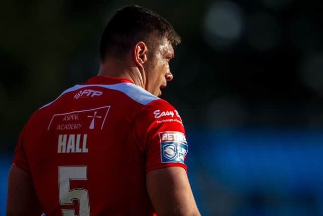 Hull KR's former Leeds Rhinos winger Ryan Hall has been ruled out of Friday's encounter through injury. Picture: Bruce Rollinson/JPIMedia.