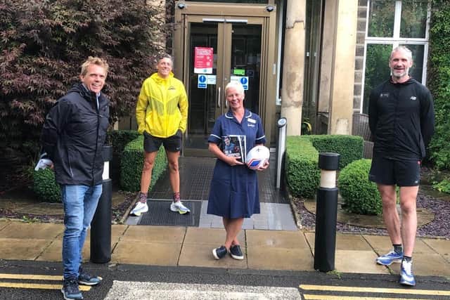 Jamie is hoping to raise £10,000 for Sue Ryder Wheatfields Hospice in Headingley