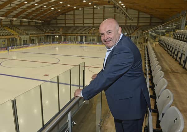 Leeds Knights owner Steve Nell believes there is potential to have a seelout crowd at Elland Road Ice Arena by Christmas. Picture: Steve Riding.