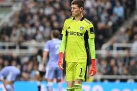 SERIOUS PROSPECT - Leeds United had 21-year-old goalkeeper Illan Meslier to thank on a number of occasions against Newcastle United. Pic: Bruce Rollinson