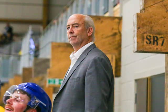 REASONS TO BE CHEERFUL: Leeds Knights head coach Dave Whistle. Picture: Andy Bourke/Podium Prints.