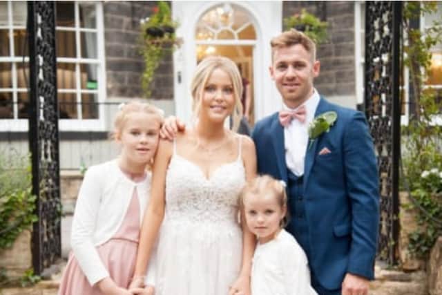 Liam McDonagh, 32 and Sinead Richards, 31 and their two daughters Paige and Georgie
cc Richard Day RD1 Photography