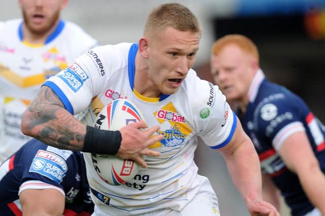 Leeds Rhinos forward Mikolaj Oledzki is back in contention to face Wigan Warriors in tonight's Super League play-off game after a six-week lay-off with a foot injury. Picture: Steve Riding.