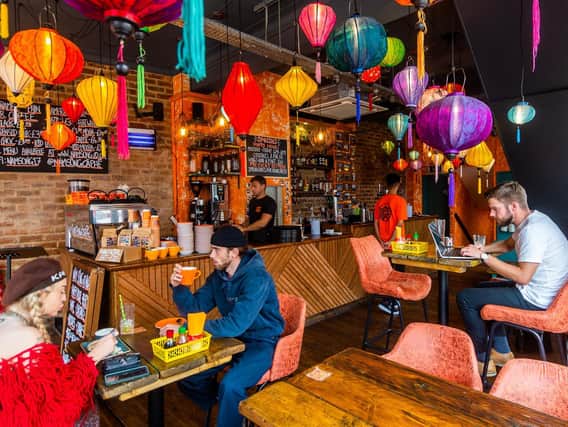 Nam Song is a Vietnamese coffee shop, bar and restaurant on New Briggate