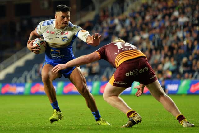 BOOST: Zane Tetevano is in line for a return for Leeds Rhinos at Wigan on Thursday. Picture : Jonathan Gawthorpe