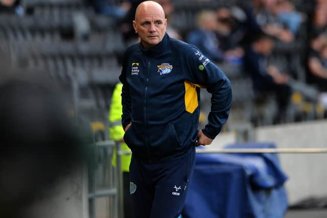 MAGIC MAN: Can Leeds Rhinos' head coach Richard Agar steer his team to a Grand Final at Old Trafford? Picture: Jonathan Gawthorpe