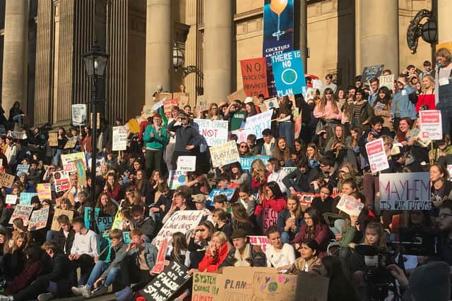 Youth4Climate Leeds and Black Live Matter Leeds will protest in Millennium Square from 3pm (Photo: Simon Moore)