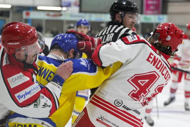 Swindon Wildcats against Leeds Knights could prove to be another feisty affair like it was when the two teams met at The Link Centre in pre-season. 

Picture courtesy of Kat Medcroft.