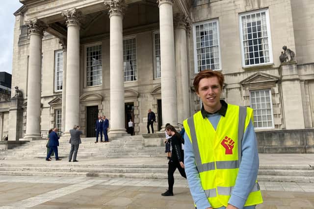 Woody, 19, who represents Youth4Climate Leeds