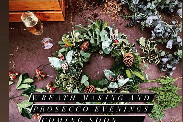 Palmer Plants to hold wreath making and 'bring your own Prosecco' event for Christmas Pic: Palmer Plants