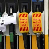 The Petrol Retailers Association warned demand at one service station spiked by 500 per cent on Saturday. Pic: Steve Parsons/PA