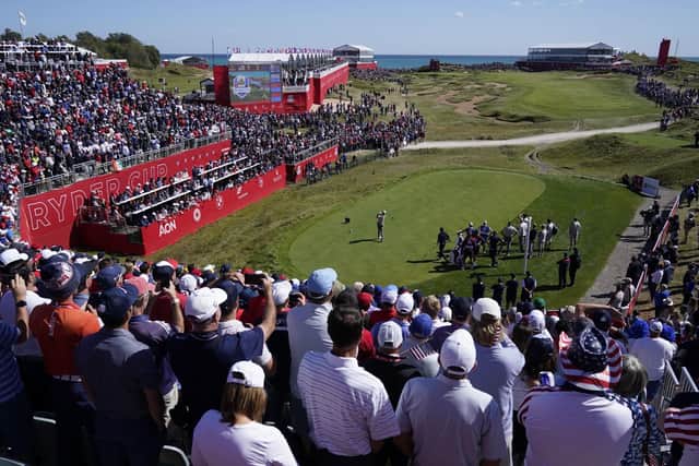 Team Europe will require a major turnaround in their fortunes in order to retain the Ryder Cup at the Whistling Straits. Picture: AP/Ashley Landis