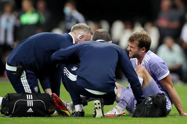 INJURY DOUBT - Patrick Bamford was in the last England squad but has since picked up an ankle injury in Leeds United's trip to Newcastle United. Pic: Getty