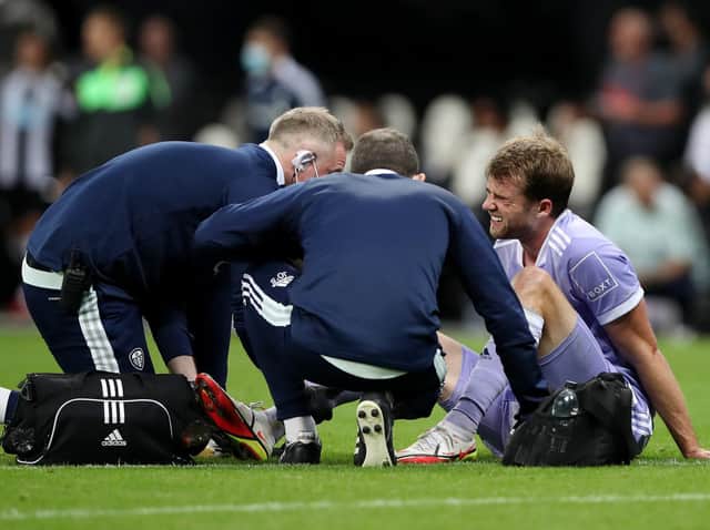 INJURY DOUBT - Patrick Bamford was in the last England squad but has since picked up an ankle injury in Leeds United's trip to Newcastle United. Pic: Getty