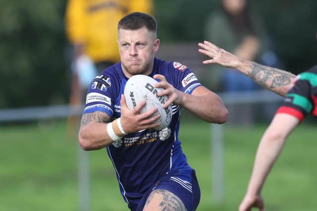 Jordan Gale, who scored two tries for Hunslet Warriors. Picture c/o Hunslet Warriors.