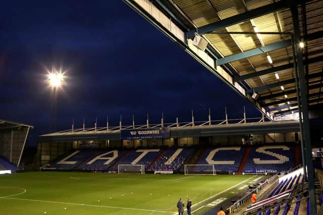 Oldham Athletic's home ground Boundary Park. Pic: Getty