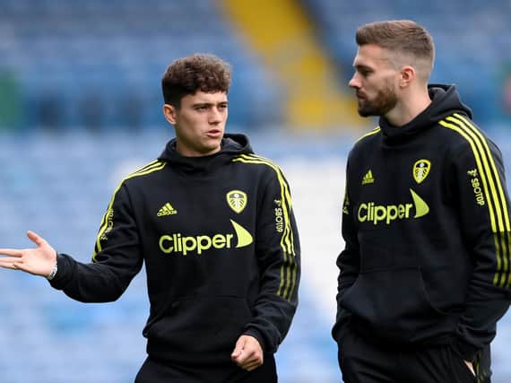 INTERNATIONAL PAIR - Leeds United new boy Daniel James and stalwart Stuart Dallas have been called up by Wales and Northern Ireland respectively for their October games. Pic: Getty