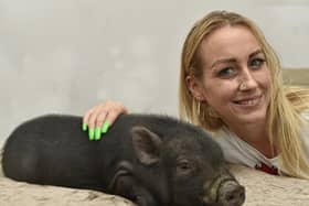 Kimberley Ramsay with Piglet

Photo: Steve Riding