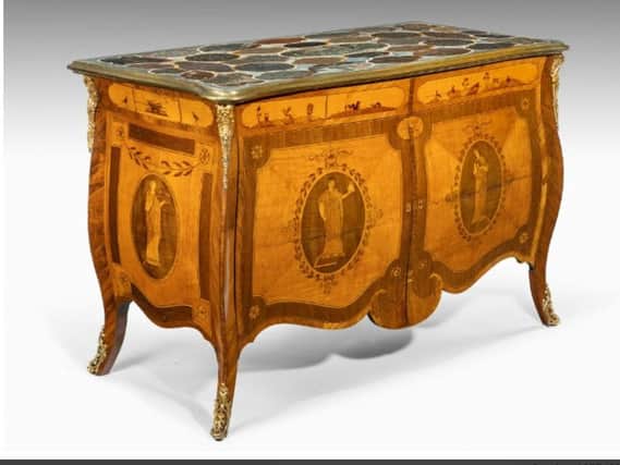 The Townley Commode

Photo courtesy of Thomas Coulborn and Sons Ltd